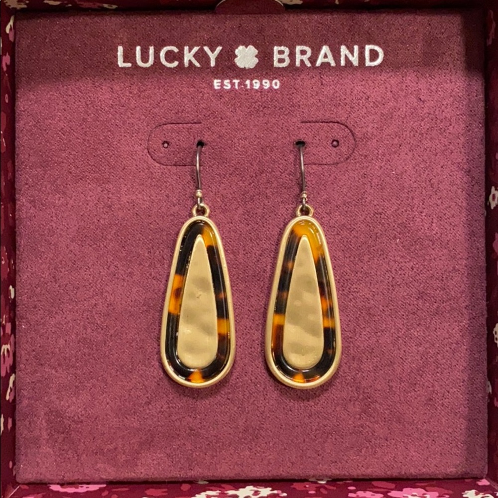 SALE 🔥Lucky brand🍀2” earrings NWT